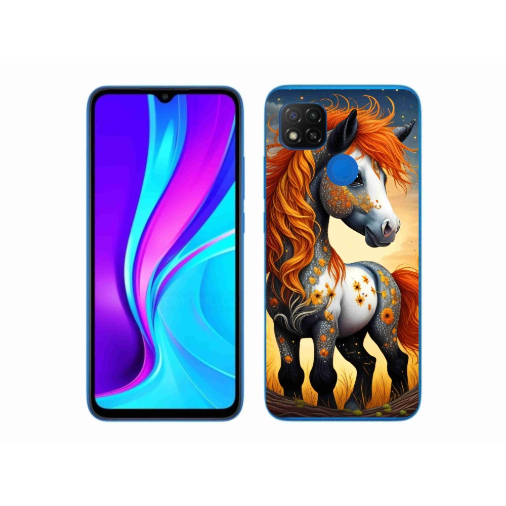 Gél borítás mmCase a Xiaomi Redmi 9C-hez - színes póni