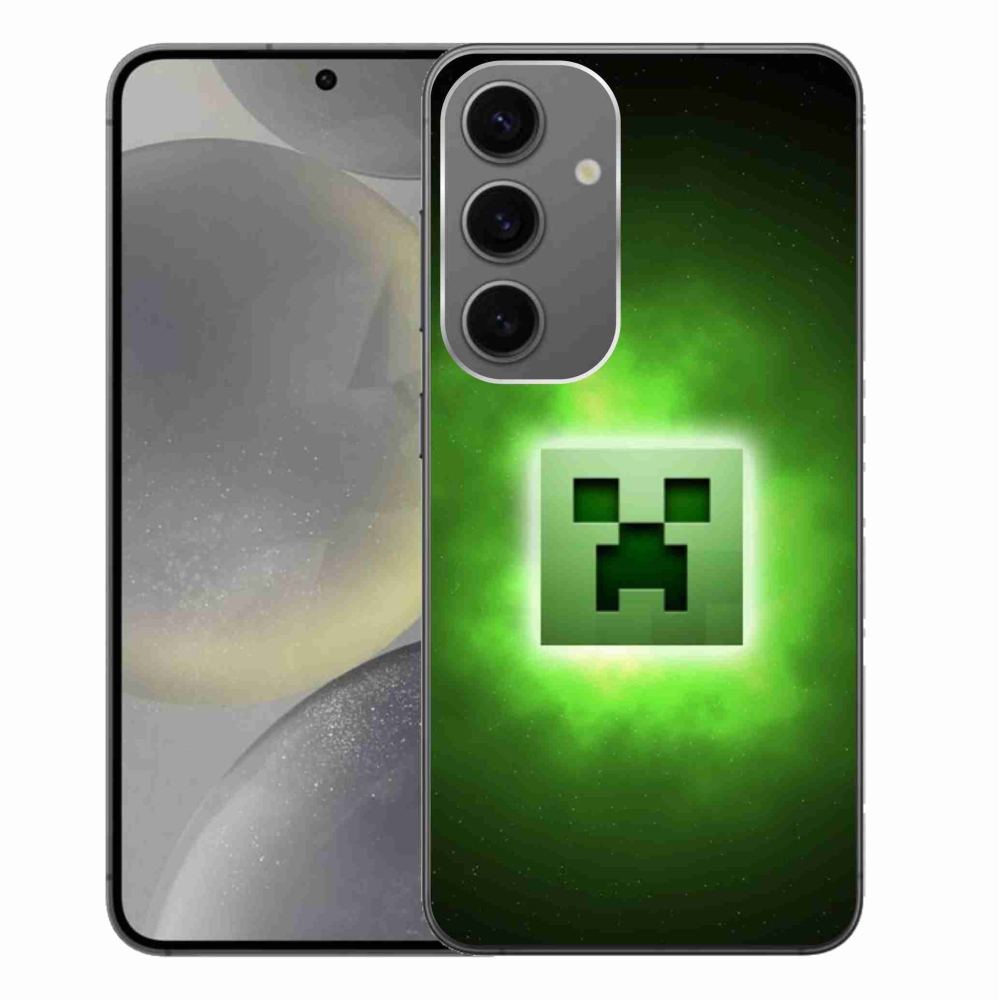 Zselés borítás mmCase Samsung Galaxy S24+ készülékhez - minecraft