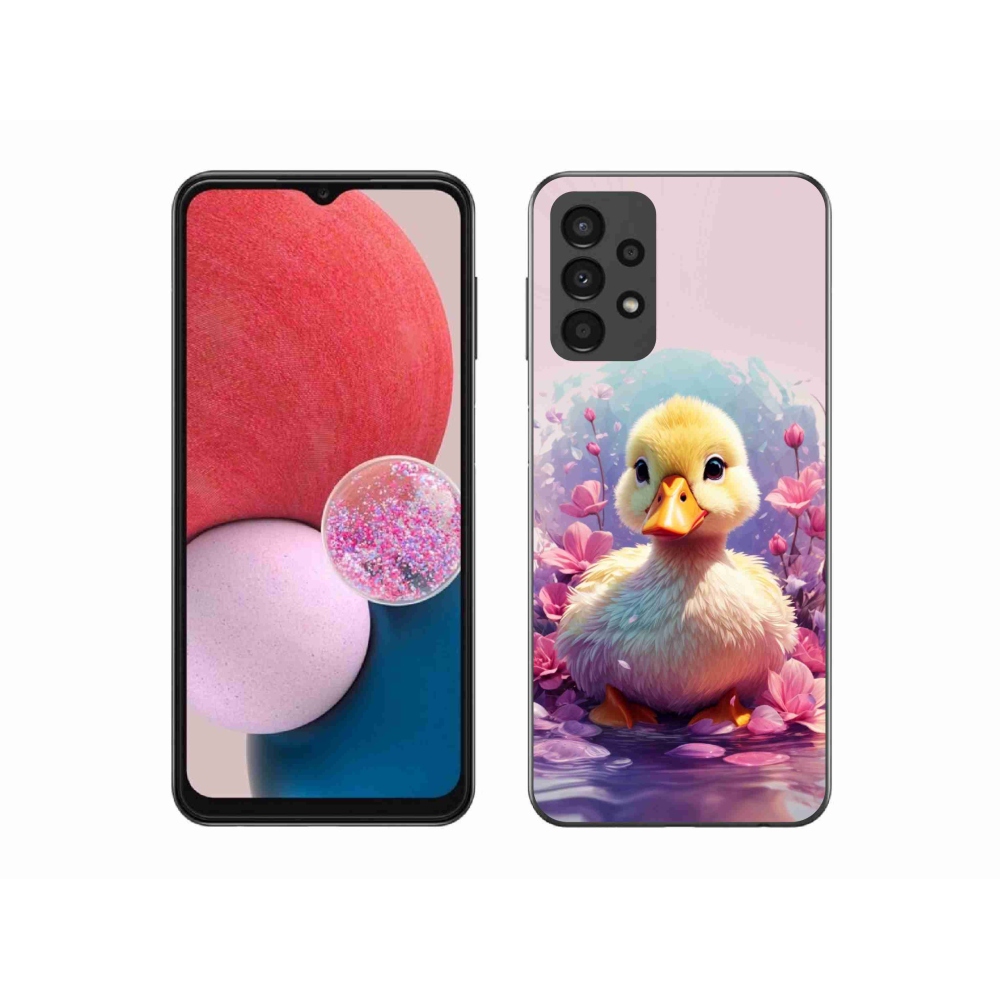 Gél borítás mmCase Samsung Galaxy A13 4G készülékhez - kacsa