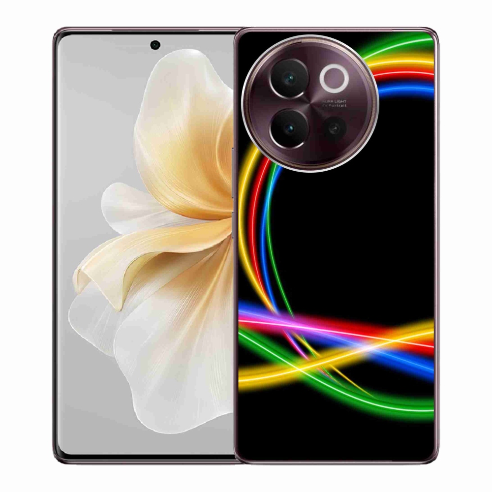 Gél tok mmCase a Vivo V40 Lite 5G készülékhez - neon körök