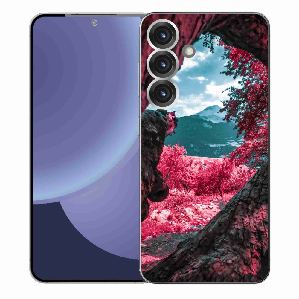 Gél borítás mmCase Samsung Galaxy S25+ készülékhez - hegyi kilátás