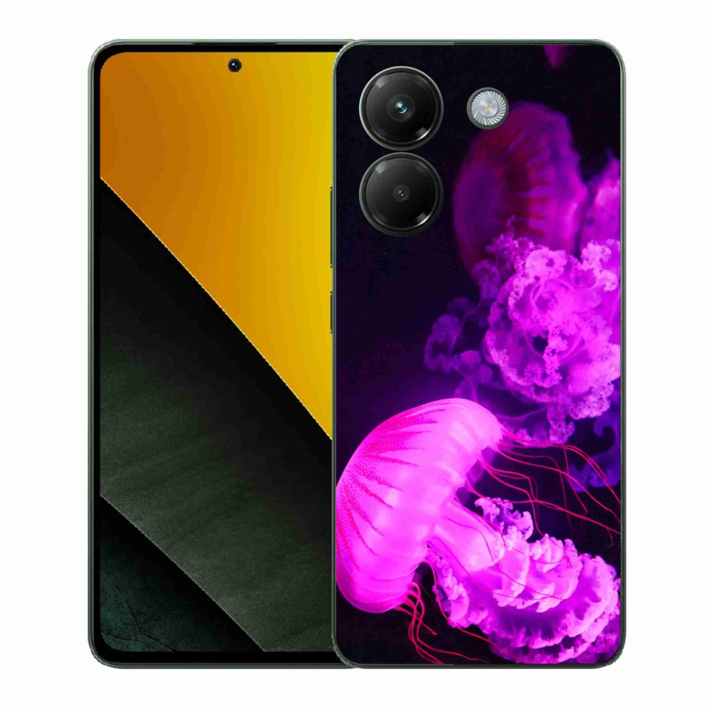 Gél borítás mmCase a Xiaomi Poco M7 Pro 5G-hez - medúza 1