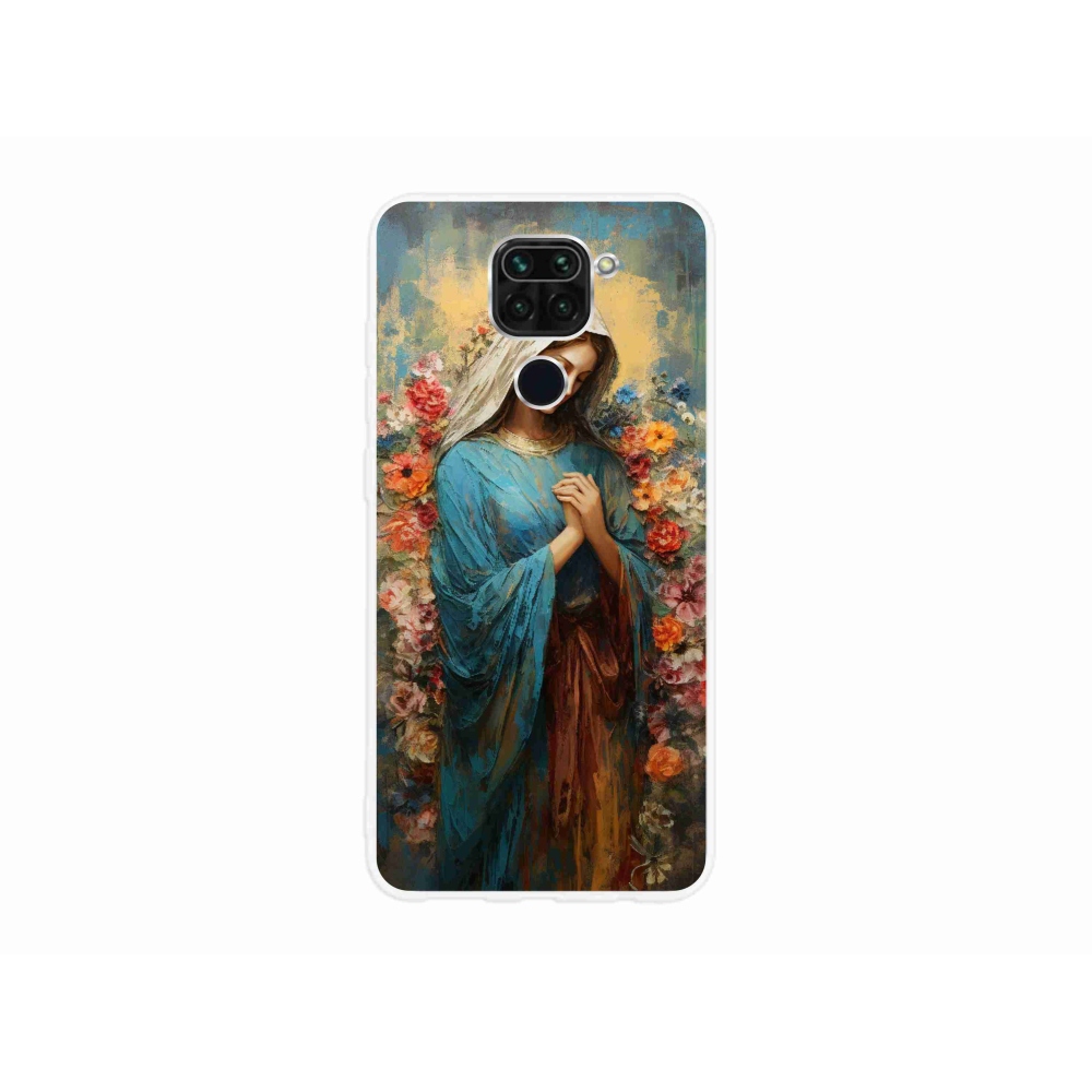 Gél borítás mmCase a Xiaomi Redmi Note 9-hez - szent nő