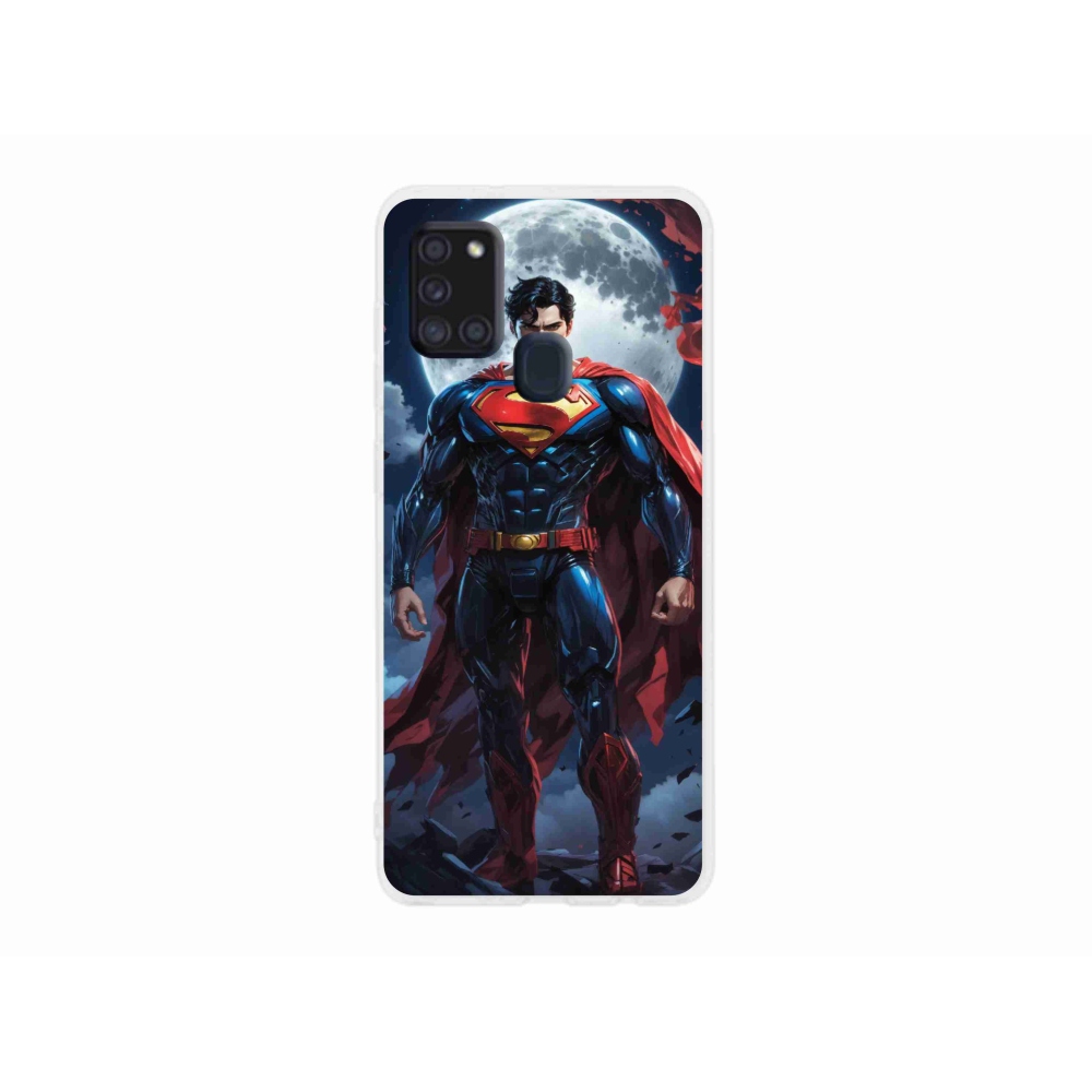 Zselés borítás mmCase Samsung Galaxy A21s készülékhez - superman