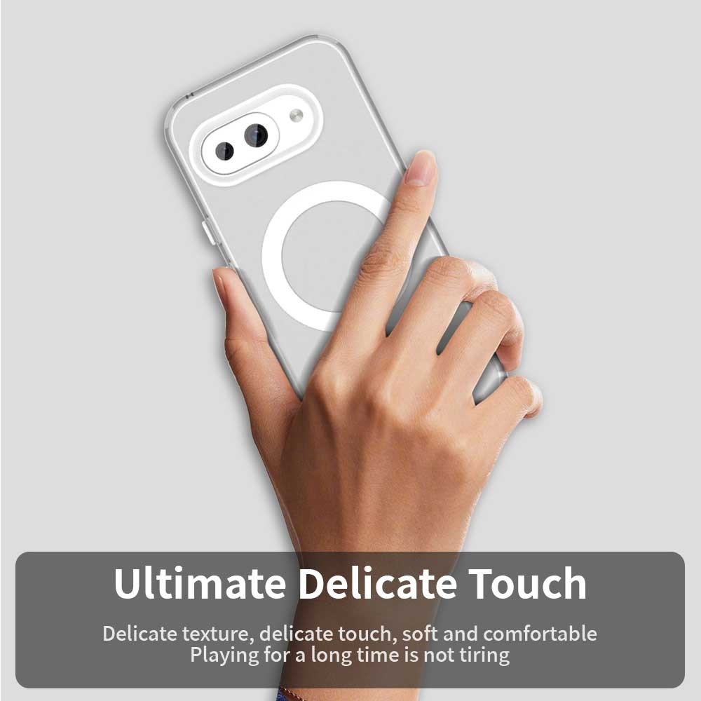 Candy zselés tok MagSafe-val a Google Pixel 9a készülékre - fehér