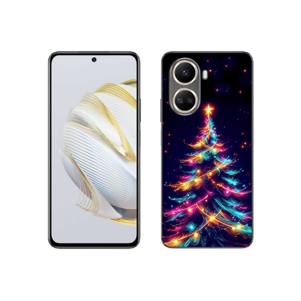 Gél borítás mmCase a Huawei Nova 10 SE-n - neon karácsonyfa