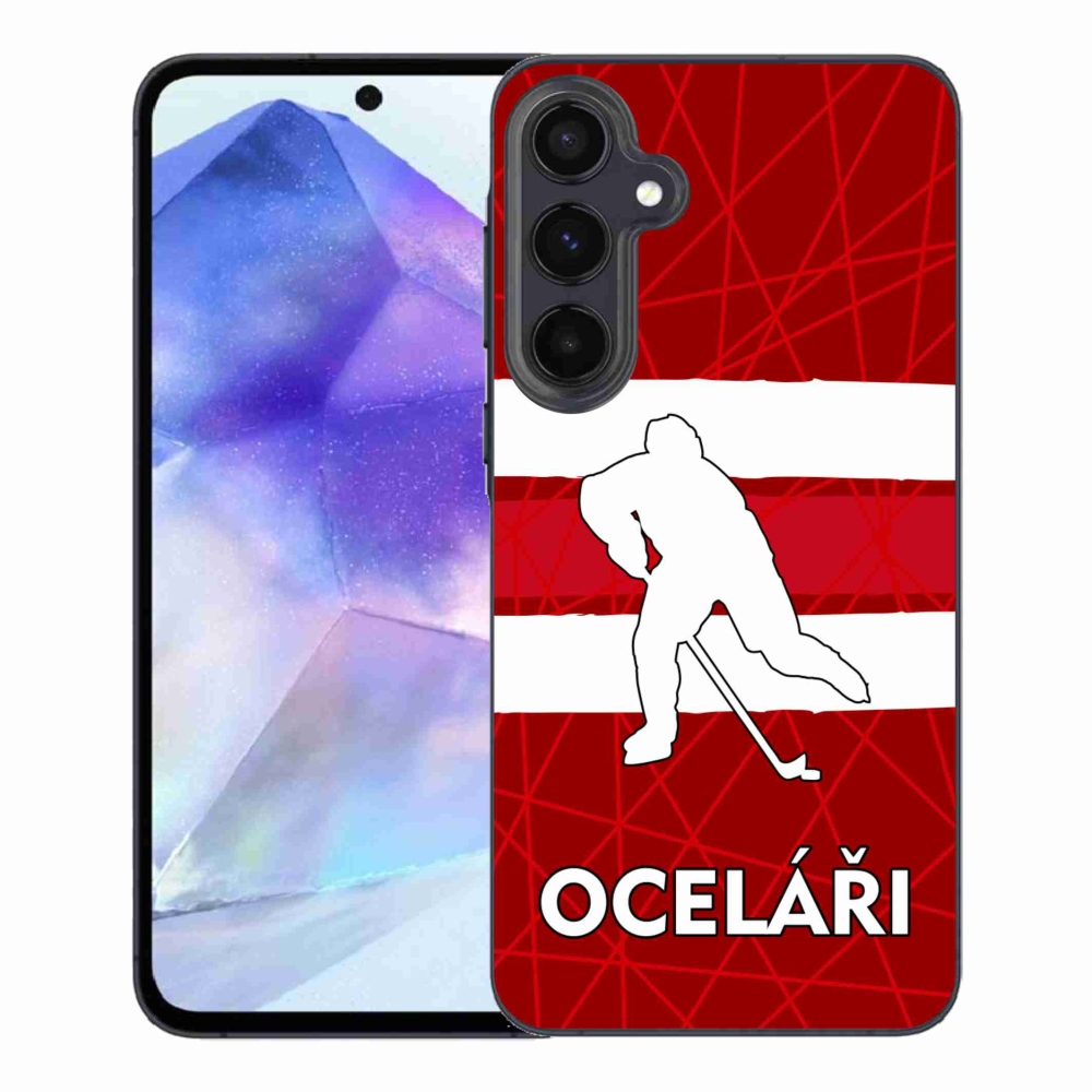 Gél védőburkolat mmCase Samsung Galaxy A55 5G - Acélsárga színben