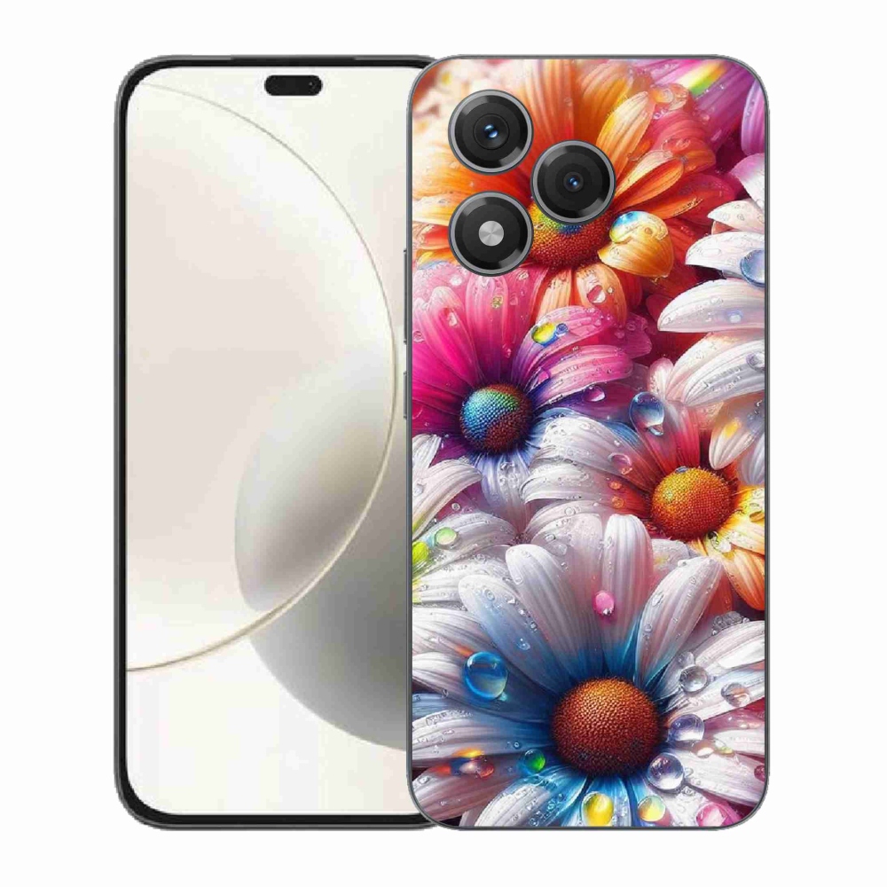 Zselés borító mmCase a Honor 400 Lite készülékhez - színes margaréták