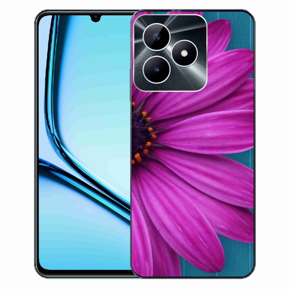 Gél tok mmCase a Realme Note 50 készülékhez - lila százszorszép