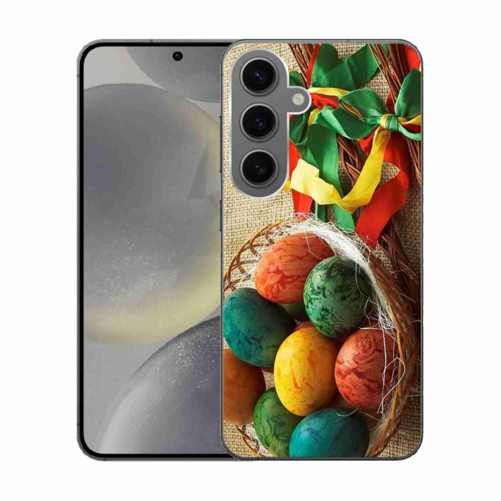 Gél borító mmCase Samsung Galaxy S24 - pomlázky és tojás