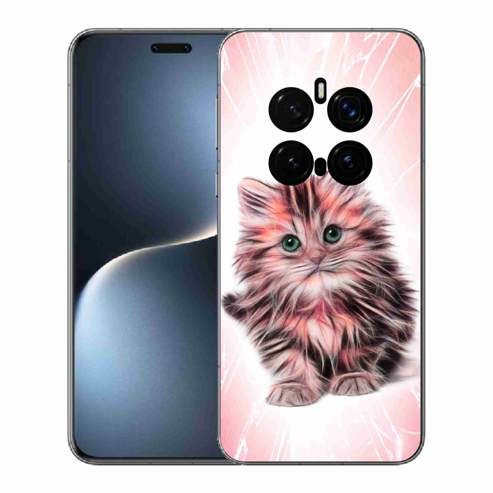 Gél borítás mmCase a Honor Magic 7 Pro 5G számára - aranyos cica