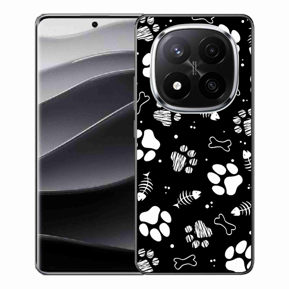 Gél borítás mmCase a Xiaomi Redmi Note 14 Pro+ 5G számára - kutyamancsok