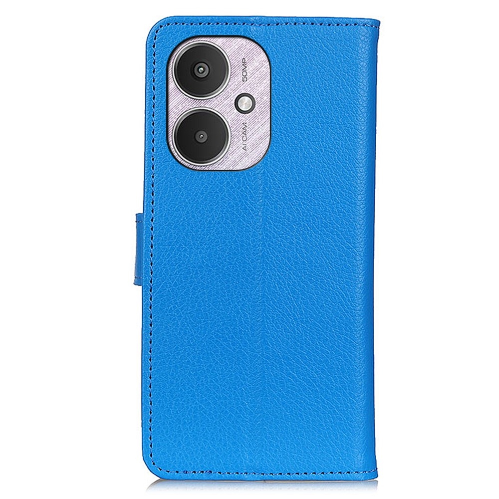 Litchie könyv tok Xiaomi Poco C65/Redmi 13C 4G/5G - kék
