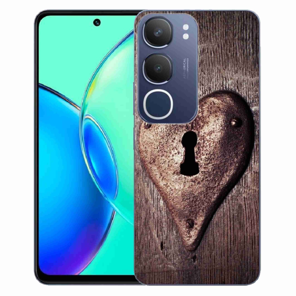 Gél borítás mmCase a Vivo Y19s készülékhez - szív alakú zár