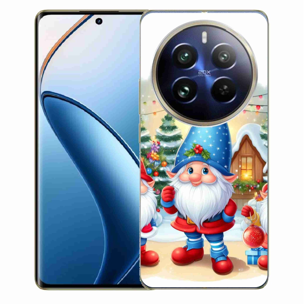 Gél borítás mmCase a Realme 12 Pro 5G/12 Pro+ 5G számára - karácsonyi manók