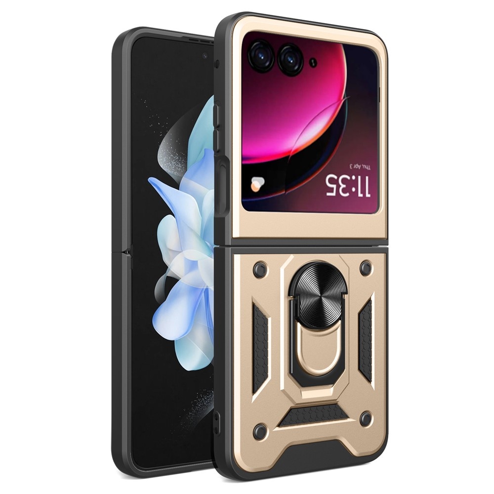 Csúszásálló borítás a Motorola Razr 40 Ultra 5G készülékhez - arany színű