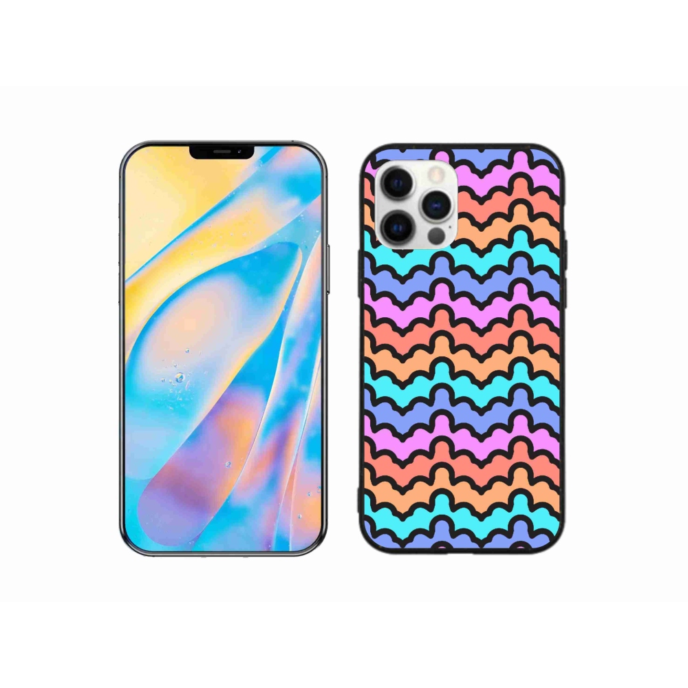 Gél borítás mmCase iPhone 12 készülékhez - absztrakt motívum 30