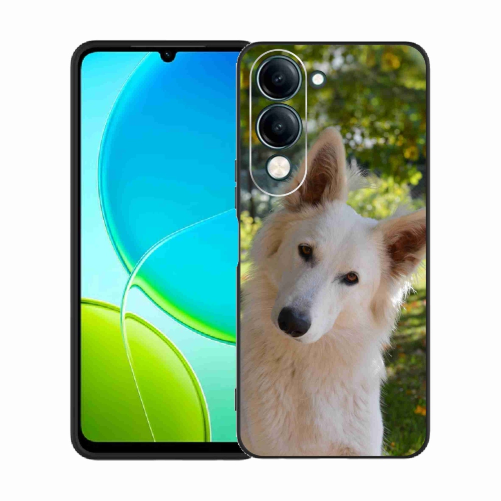 Gél borítás mmCase a Vivo Y29s 5G-hez - Fehér svájci juhász 1