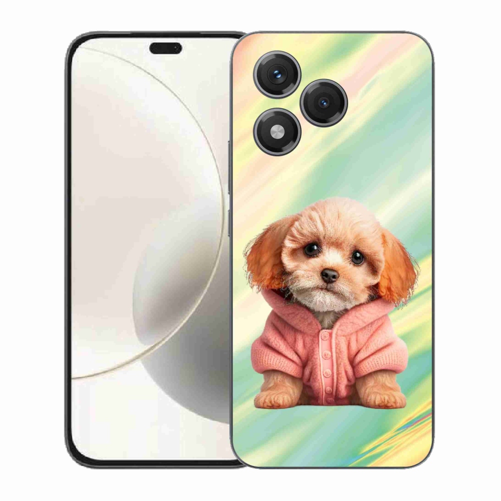 Zselés borítás mmCase a Honor 400 Lite-hoz - pulóveres kiskutya