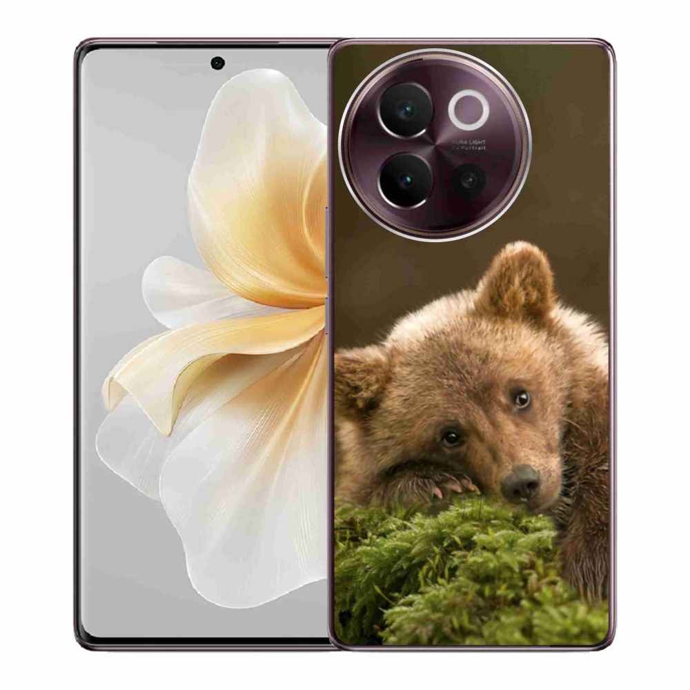 Gél borítás mmCase a Vivo V40 Lite 5G számára - medve