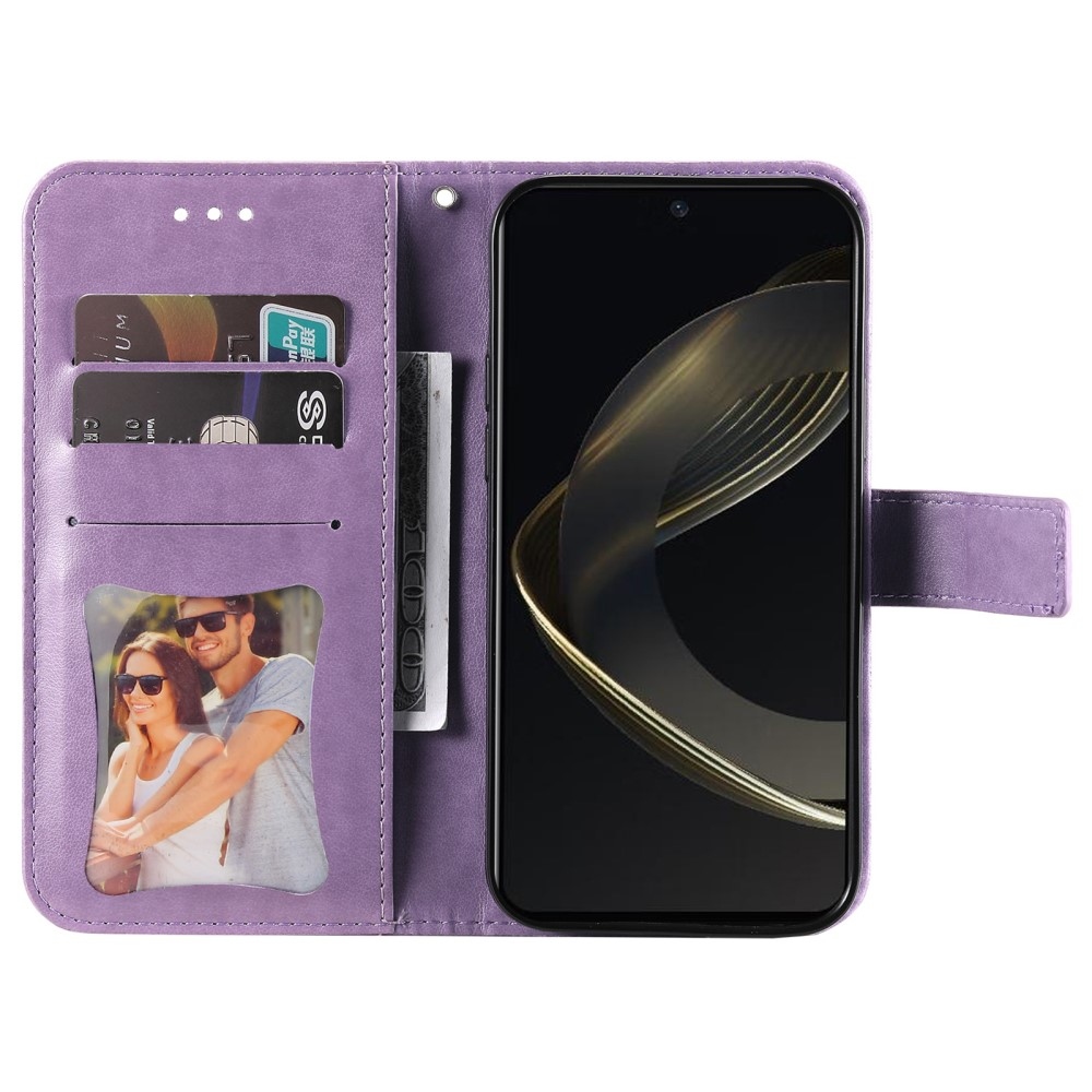 Mandala könyv tok Huawei Nova 12 SE-hez - lila