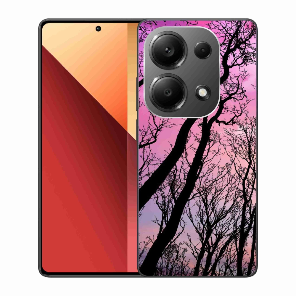 Gél tok mmCase a Xiaomi Redmi Note 13 Pro 4G/Poco M6 Pro számára - kidőlt fák