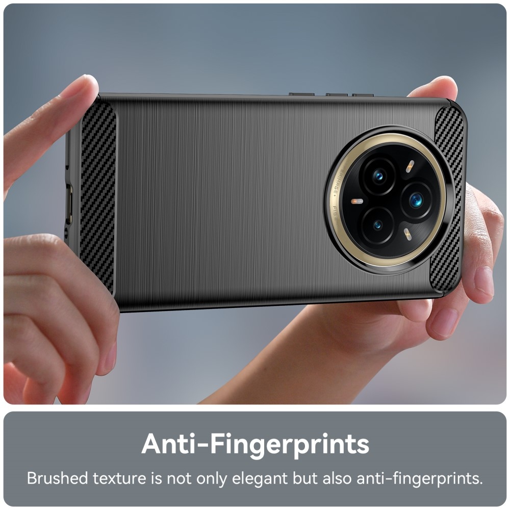 Szénálló zselés tok a Realme 14 Pro+ 5G készülékhez - fekete