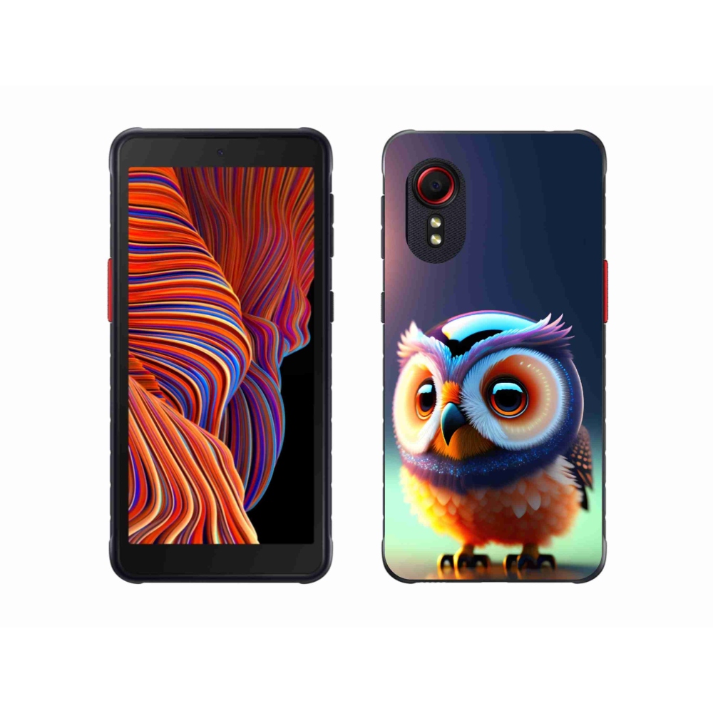 Zselés borítás mmCase Samsung Galaxy Xcover 5 készülékhez - bagoly