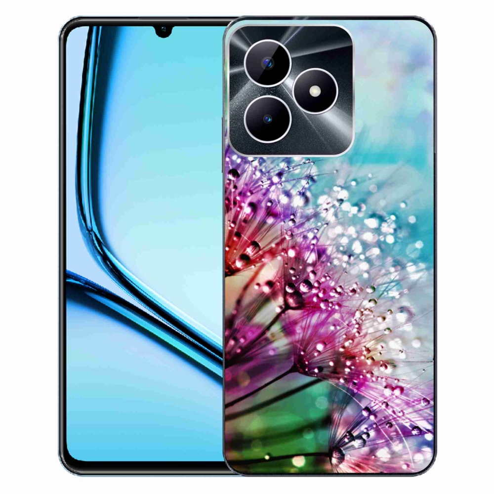 Zselés borító mmCase a Realme Note 50 készülékhez - színes virágok