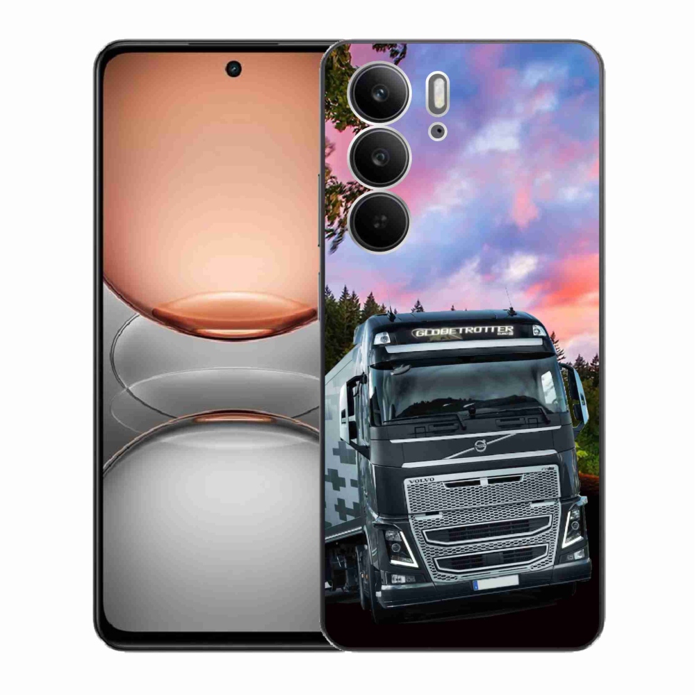 Gél borítás mmCase a Realme C75 készülékhez - teherautó 2
