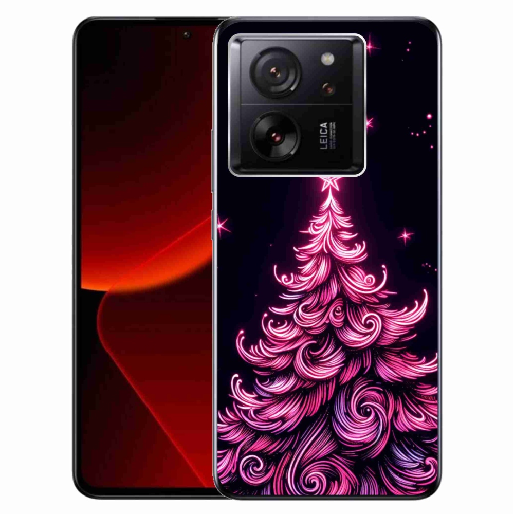 Gél borítás mmCase a Xiaomi 13T/13T Pro számára - neon karácsonyfa 2