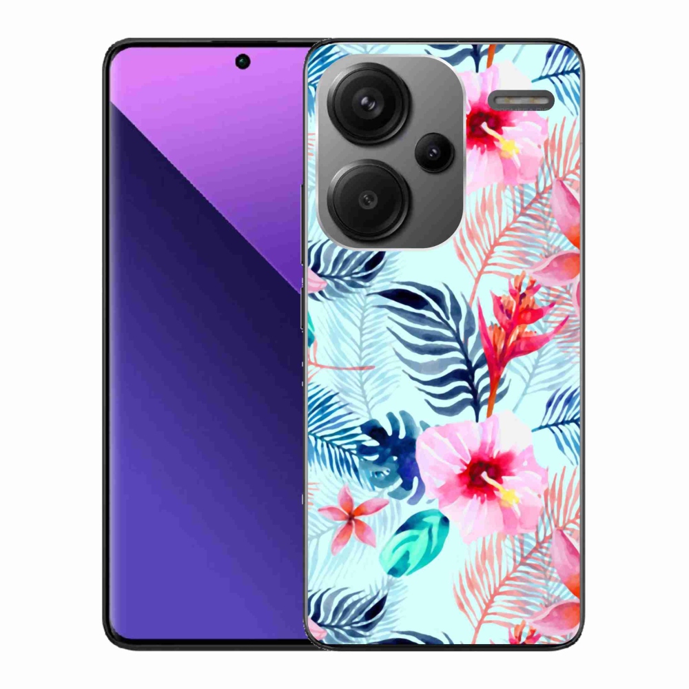 Gél borítás mmCase a Xiaomi Redmi Note 13 Pro+ 5G számára - virágok
