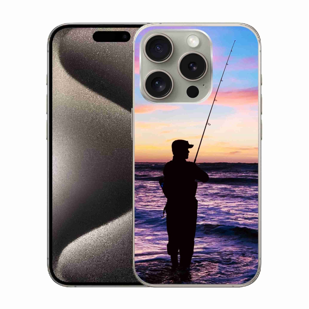 Zselés borítás mmCase iPhone 15 Pro készülékhez - Horgászat 1