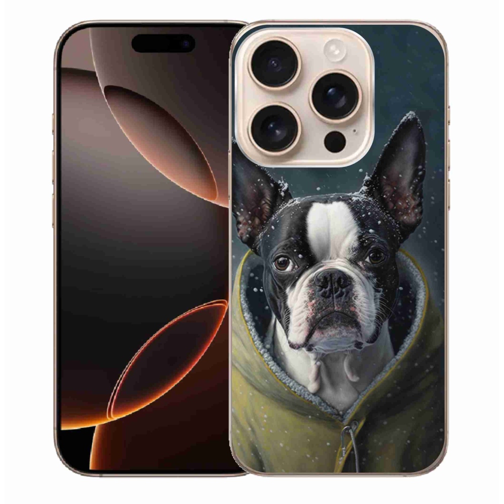 Gél védőburkolat mmCase iPhone 16 Pro Max készülékhez - bulldog