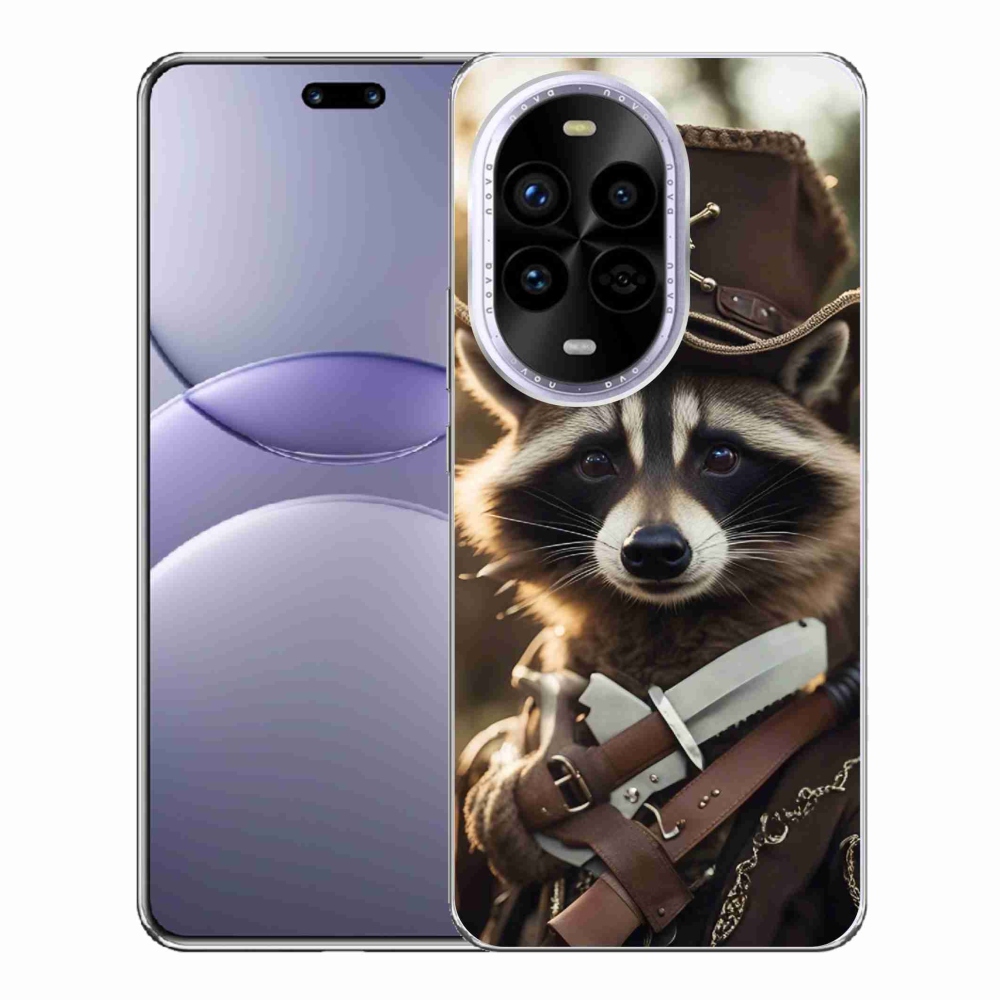 Gél borítás mmCase a Huawei Nova 13 Pro 5G számára - mosómedve egyenruhában