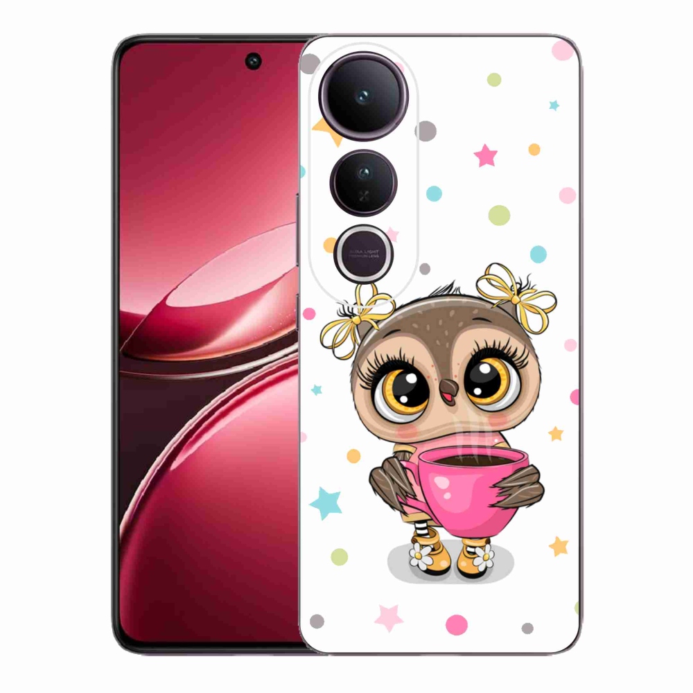 Gél borító mmCase a Vivo V50 Lite 4G/5G készülékhez - rajzfilm bagoly