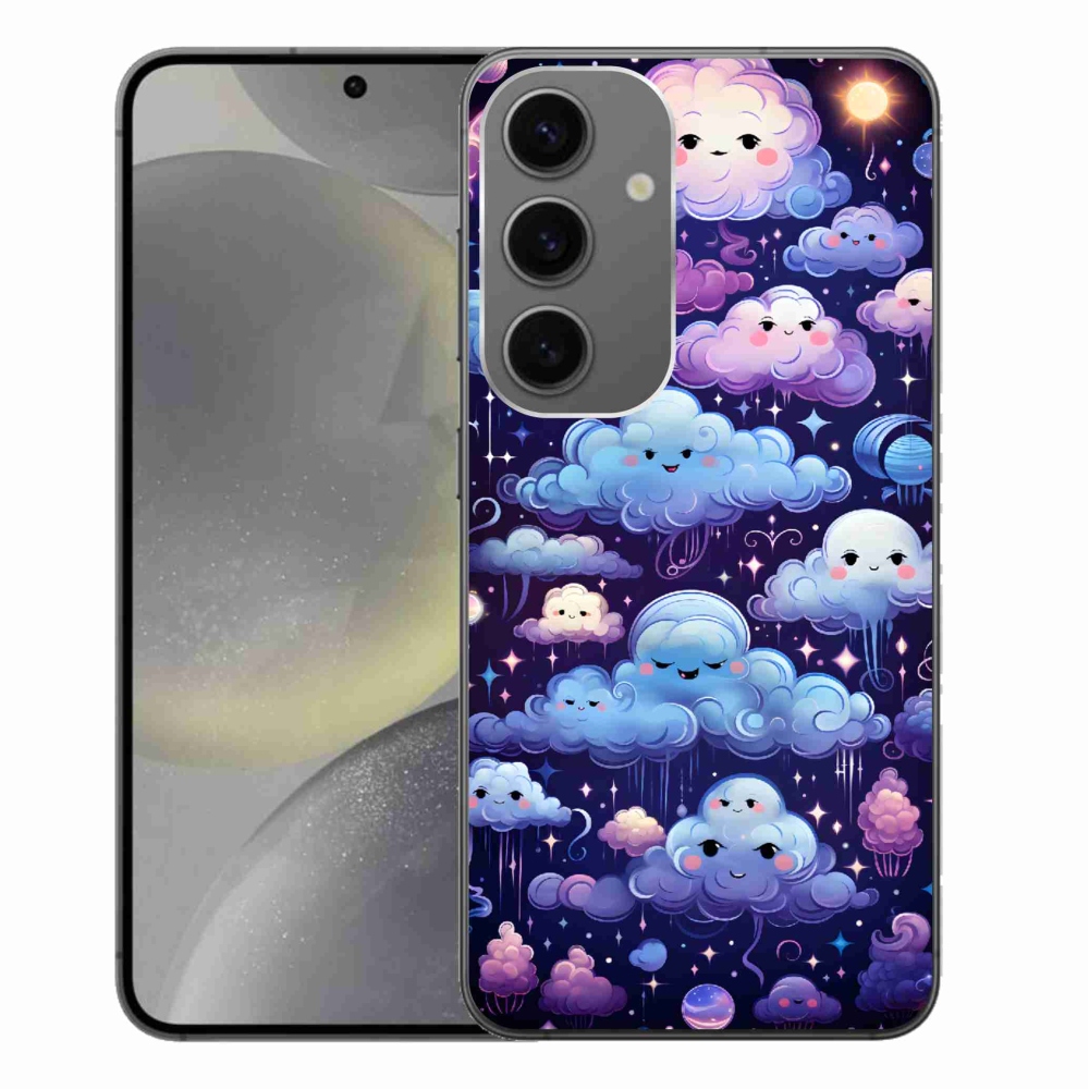 Zselés borítás mmCase Samsung Galaxy S24+ - felhők