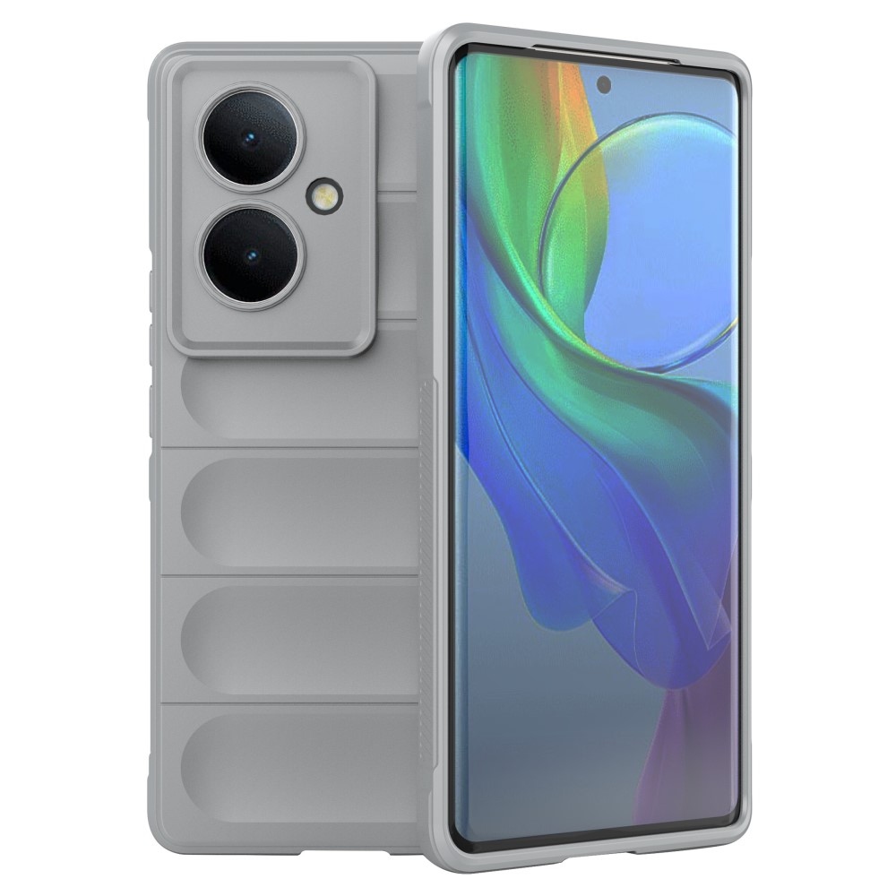 Rugg tartós zselés tok a Vivo V29 Lite 5G-hez - világosszürke