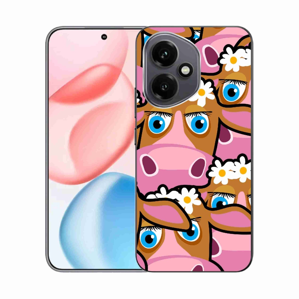 Zselés borítás mmCase a Honor 400-hoz - karikatúrás tehenekhez