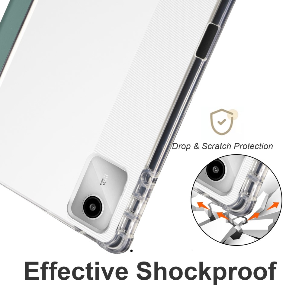 Ügyes záródó tok Lenovo Tab M11/Tab K11 - sötétzöld