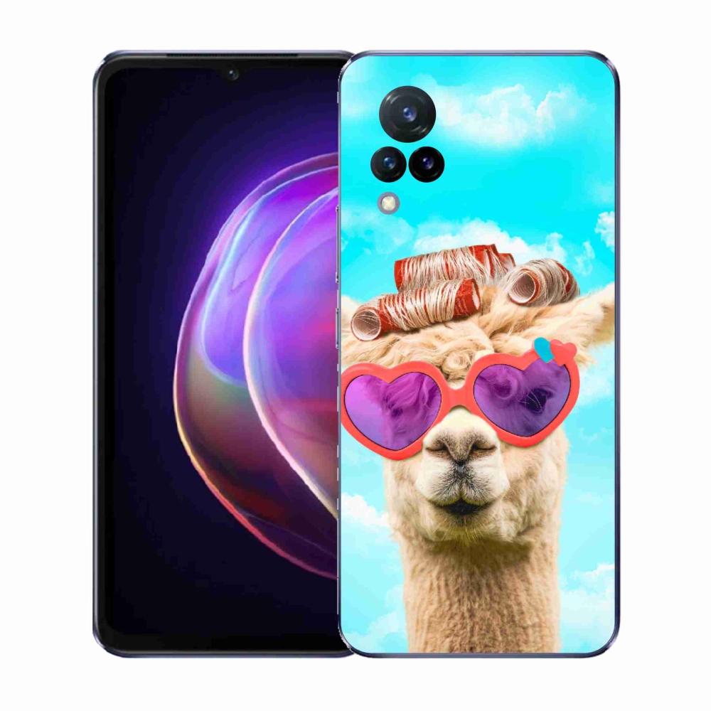 Gél borítás mmCase a Vivo V21 4G/5G készülékhez - szemüveges láma