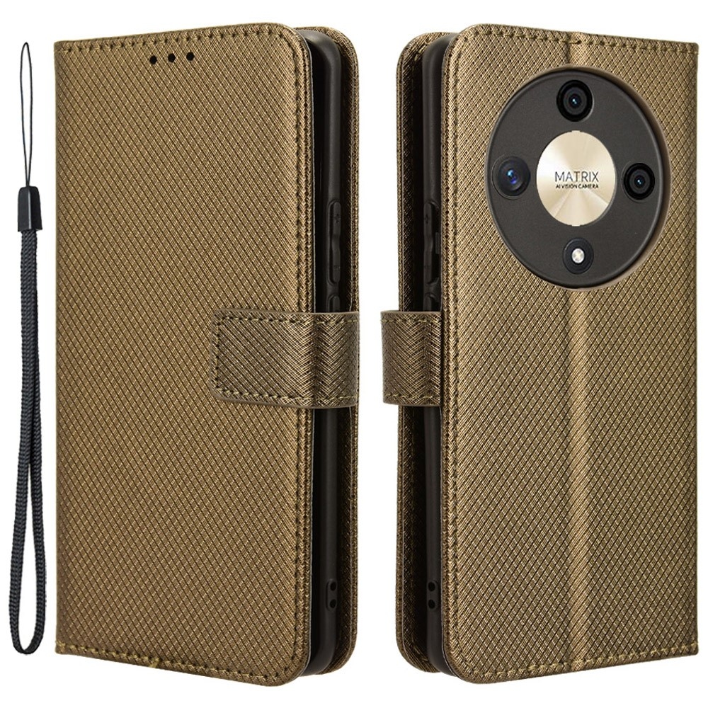 Csuklótáska a Honor Magic 6 Lite 5G készülékhez - barna