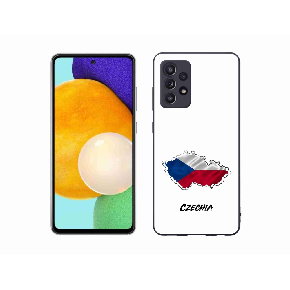 Gél védőhuzat mmCase Samsung Galaxy A52s 5G - Csehország fehér háttér