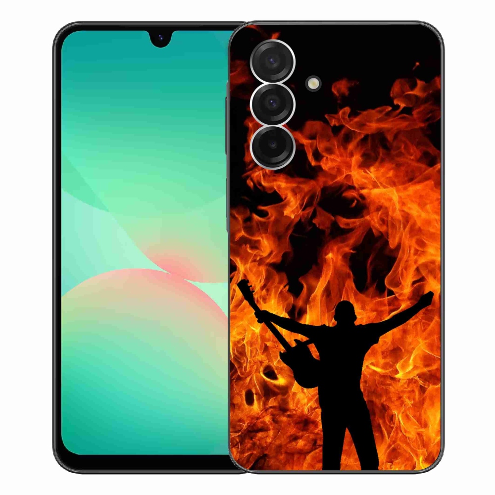 Gél borítás mmCase Samsung Galaxy A26 5G - zenész és tűz