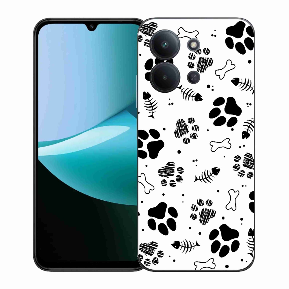 Gél borítás mmCase for Xiaomi Redmi 15C 4G (171mm)/Poco C85 4G (171mm) - kutyamancsok 1