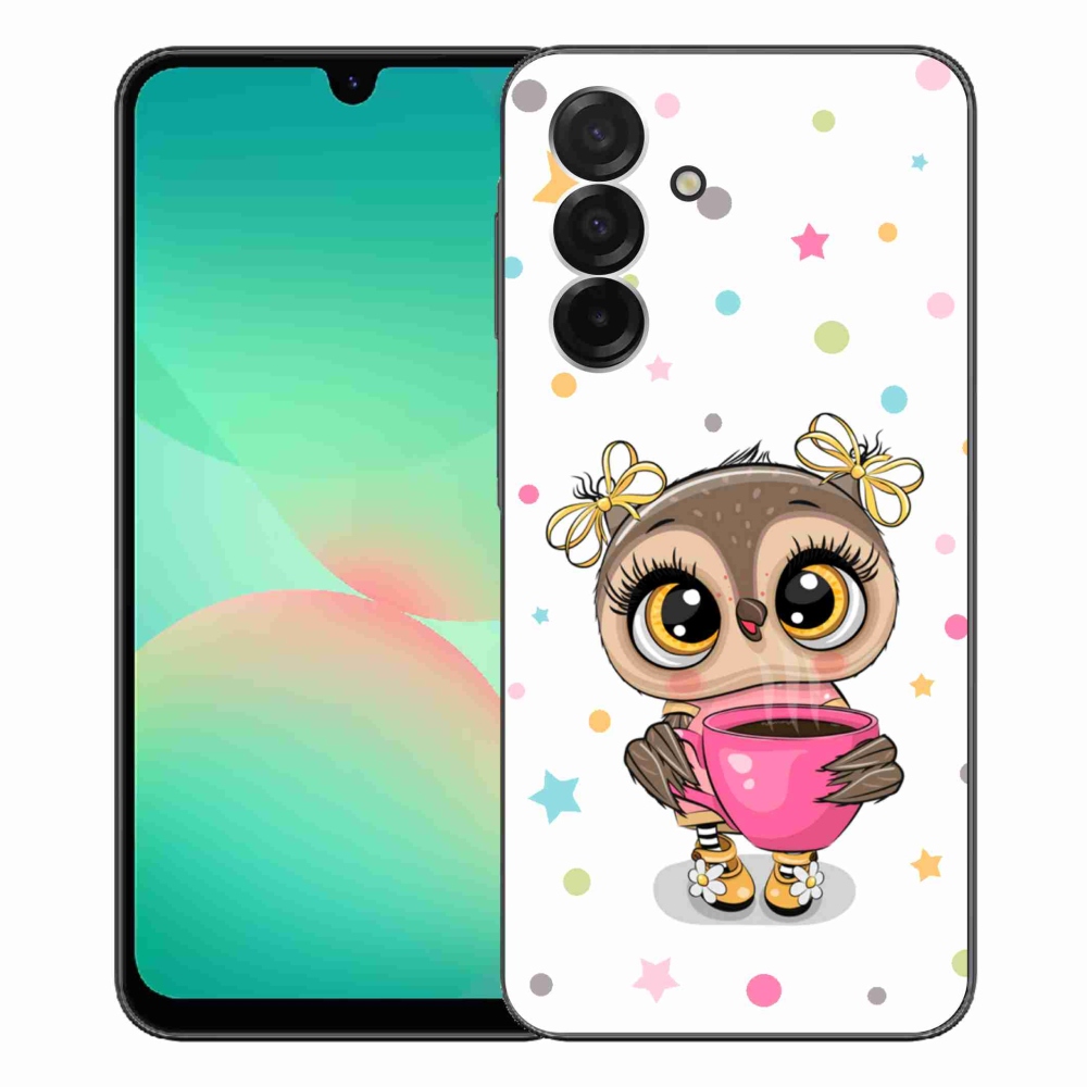 Zselés borítás mmCase Samsung Galaxy A26 5G - rajzfilm bagolyhoz