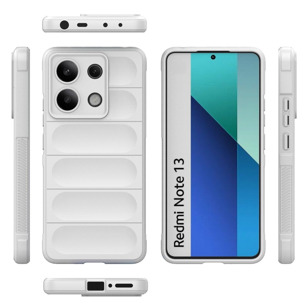 Rugg tartós zselés tok Xiaomi Redmi Note 13-hoz - fehér