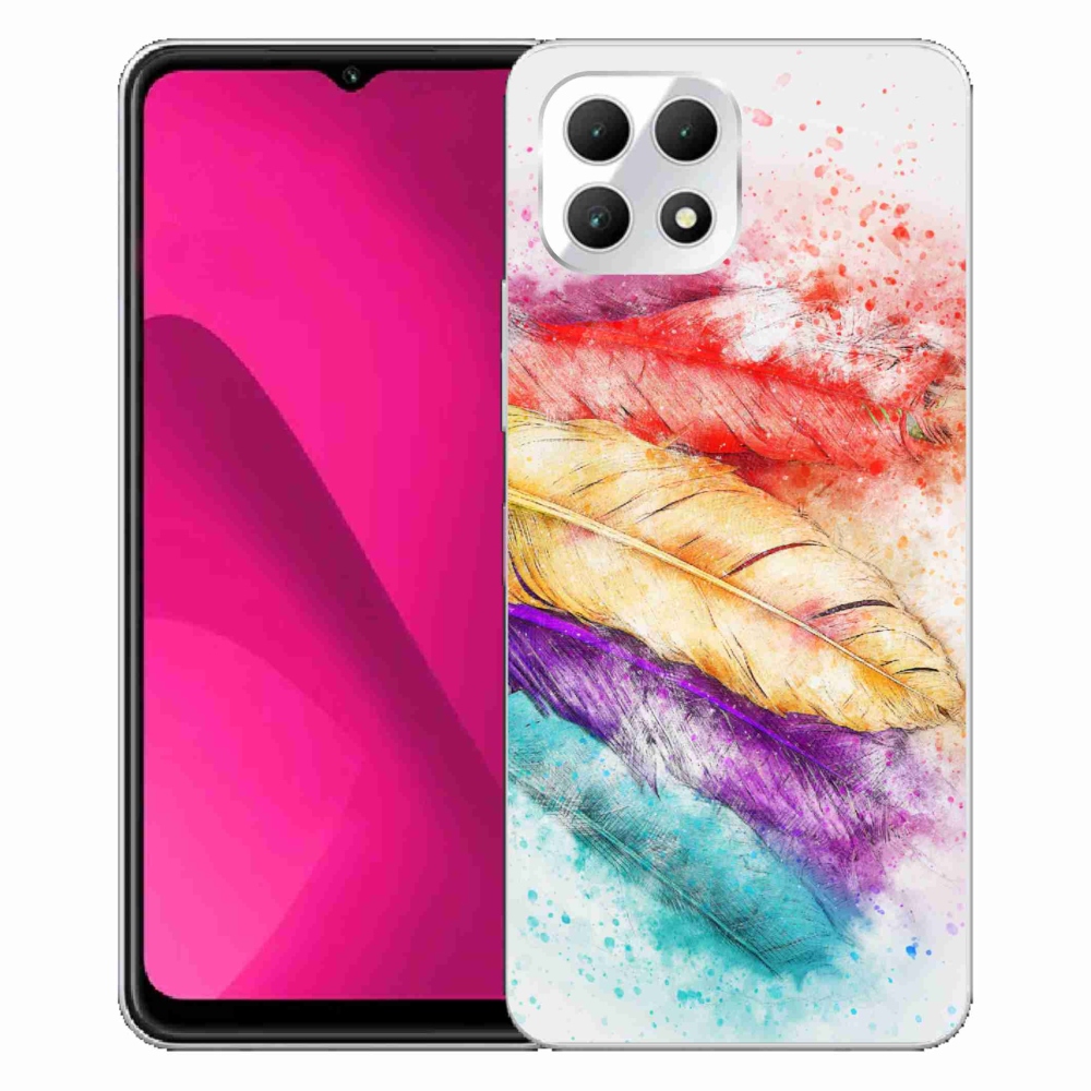 Zselés borítás mmCase a T-Mobile T Phone 2 készülékhez - színes toll