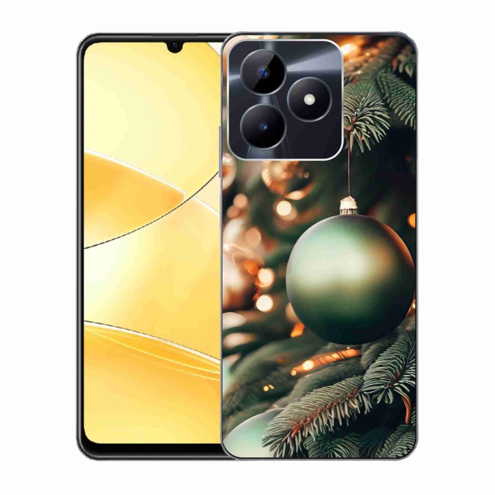Zselés borítás mmCase a Realme C51/C53 készülékhez - karácsonyi dekorációk 1