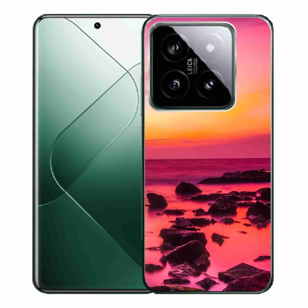 Gél borítás mmCase a Xiaomi 14 Pro számára - tenger és ragyogás